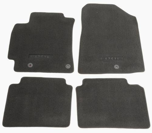New 2019-2023  Kia Forte Carpet Floor Mats Set Black M6F14-AC001 1