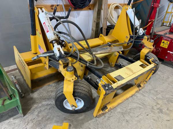 Laser box blade for skid steer or tractor 1