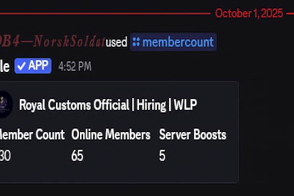 200+ Member Discord Server. Offer a price.63923588123266121