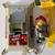 VINTAGE FIREFIGHTER GOES UP AND DOWN LADDER MAN TOY BATTERY OPERATED 4 thumbnail