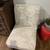 Excellent Ivory Upholstered Accent Chair 1 thumbnail