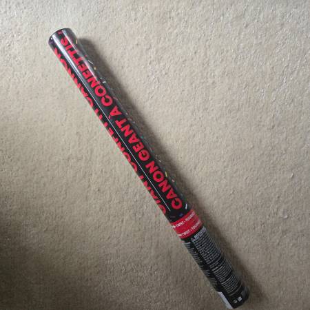 Vibrant Foil & Tissue Giant Rainbow Confetti Cannon - 24" 1