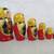 Russian Matryoshka Wooden Nesting Dolls Hand Painted 7 Piece Set 6 thumbnail