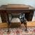 Antique Singer sewing machine with cabinet 1 thumbnail