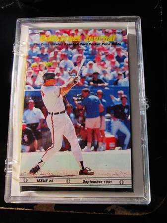 Ballstreet Journal Baltimore Orioles Cal Ripken September 1991 Edition 1