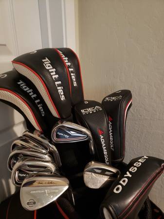 Like New Taylormade adams full golf clubs set and bag 1