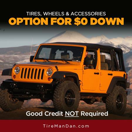 *NO CREDIT CHECK FINANCING! Tires, Wheels, Rims-Most Major Brands 1