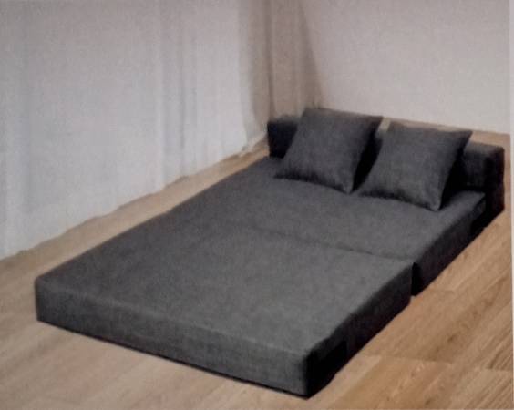 Queen memory foam sofa/bed 1