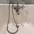 antique clawfoot tub with filler ,1929, 55x30x22H 5 thumbnail