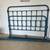 Queen size metal bed cornflower blue 2 thumbnail