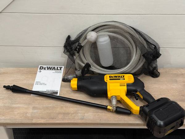 DEWALT Pressure Washer - New 20V Brushless DCPW550 Portable 550psi 1