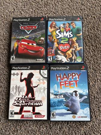 (4) PlayStation 2 games 1