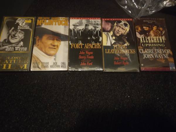 john wayne    sealed vhs 1