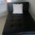 Chaise lounge black faux leather 2 thumbnail
