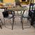 New dining set - bistro table & 2 leather padded stools (close out) 1 thumbnail