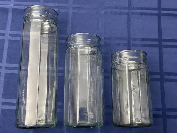Three Glass Jars 1