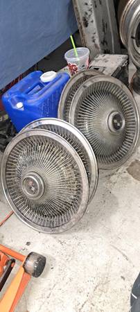 vintage Corvette PO2 Turbine Wheel Covers 68 to 73 1