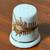 Vintage Collectible Coral Porcelain With Trim Of Gold Thimble 1 thumbnail
