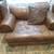 Large Leather Chair  Leather Pillow  Good Condition  Very Comfortable 3 thumbnail