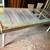 WOODEN DOOR TABLE, with Four Heavy Duty LEGS and a PLEXIGLASS TOP 1 thumbnail