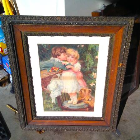 Nice Print Beautiful Frame, "Springtime" 1