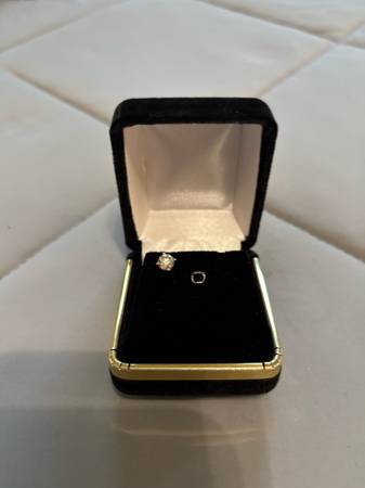 Single Stud Mined Diamond Stud 1