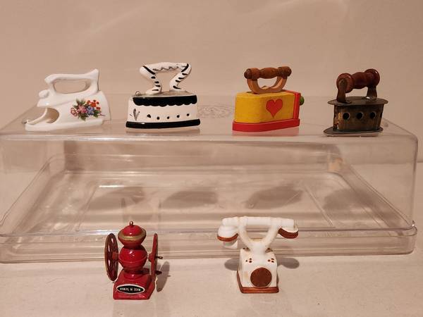 Miniatures - Iron, Telephone, and Fire Pump 1