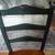Shabby Chic Blue-Green Painted Wood Chair Carved Shell 2 thumbnail