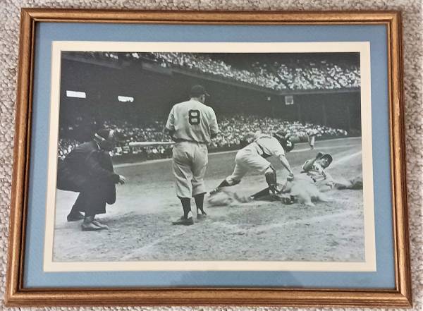 New York Yankees Professionally Framed Picture Joe Dimaggio Yogi Berra 1