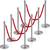 * * * Ferraycle 8 Pcs Steel Stanchion Post Queue * * * 1 thumbnail