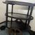 Drinks cart with removable leather topped tray 1 thumbnail