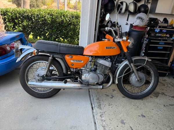 1972 Suzuki T500 two stroke