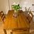 Solid Wood Kitchen Table & Chairs, Natural Pine Finish 3 thumbnail