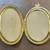 Stunning Miriam Haskell Signed Large Oval Gold Gilt Locket Vintage 4 thumbnail