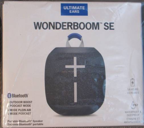 Ultimate Ears Wonderboom SE Bluetooth Speaker - New 1