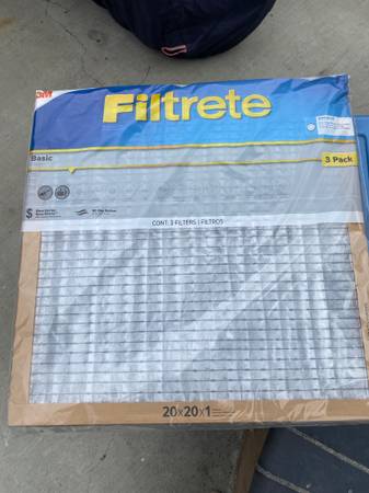 3M filtrete basic furnace filters 20x20x1 1
