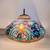 Large Vintage TIFFANY-Style Stained Glass Peacock Table Lamp 7 thumbnail
