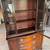 Vintage antique federal style mahogany china cabinet 4 thumbnail