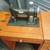 White Electric Sewing Machine w/sewing cabinet & instructions 3 thumbnail