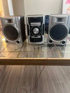 Sony HCD-EC55 Hi-Fi 3 Disc CD AM/FM Stereo Player Set w/ SS-EC55S 1