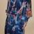 Vintage Mamky Blue Floral 57" Long One Size Fits Most Kimono 4 thumbnail