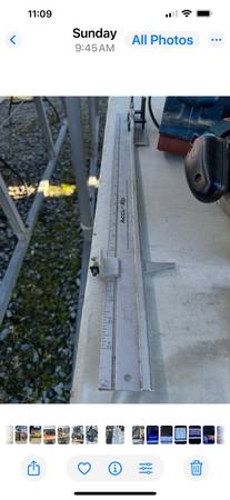 Circular saw rip fence 1