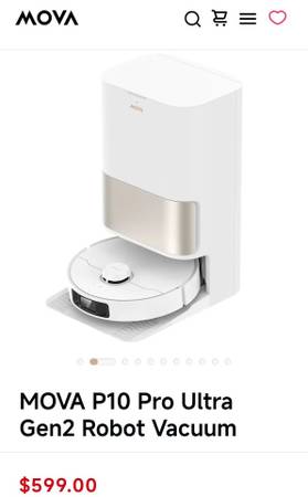 MOVA P10 Pro Ultra Gen2 Robot Vacuum & Mop 1