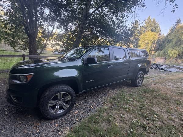 2015 Chevy Colorado Pickup Truck - 4x4 Crew Cab w/Canopy - $15,000 (Olympia)63654706201217122