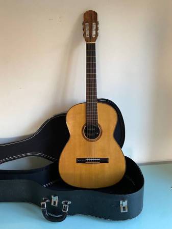 Giannini Classical Guitar AWN-31 Made in Brazil Vintage 1977 & Case 1