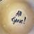 P.R. Storie Pottery Marshall Texas Popcorn Bowl Blue Spongeware 3 thumbnail