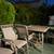 High table and 4 matching chairs for outdoors 6 thumbnail