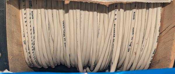 6/22 22 AWG 6 conductor shielded plenum wire, 494 feet 1