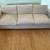 Refurbed... 50's ish Couch, Cream-Colored Fabric 1 thumbnail