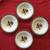 Vintage 4Pc. Lot of Poppy trail By Metlox Red Rooster 6" Fruit Bowls 1 thumbnail